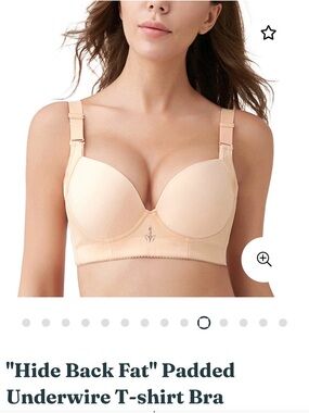 Padded Underwire T-Shirt Bra in Nude - Smooth Support
